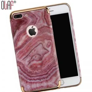 Luxury Smooth Back Cover Case: Marble Anti-Shock and Screen Protection for iPhone 6, 7 (S & Plus)