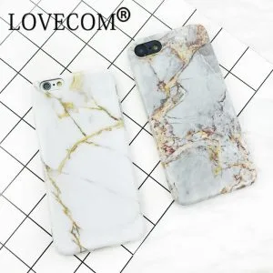 Marble Phone Case For iPhone 6 & 7: Stone Design Soft Case
