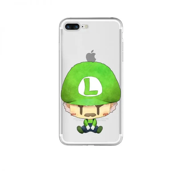 Transparent Super Marios Bros iPhone Cases - Clear Para Cover for iPhone 5, 6, 7 - Image 6