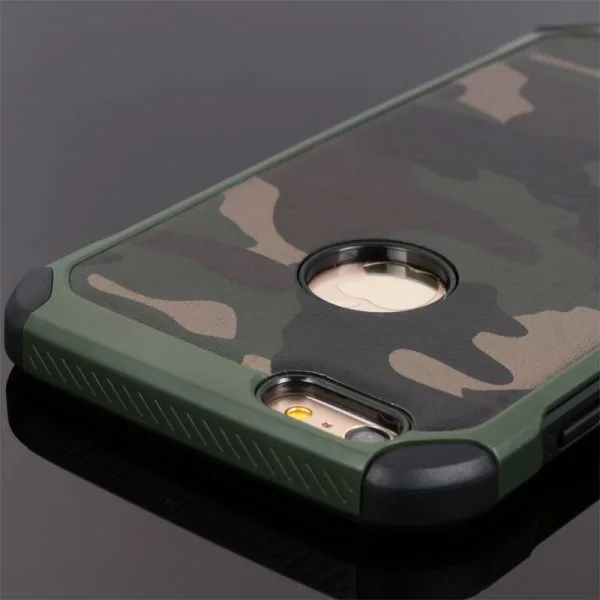 Plastic TPU Army Camo Camouflage Cover for iPhone 5, 6, 7, SE: Shockproof Strong Amor Phone Cases - Image 4