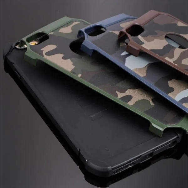 Plastic TPU Army Camo Camouflage Cover for iPhone 5, 6, 7, SE: Shockproof Strong Amor Phone Cases - Image 6