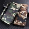 Cool Military Camouflage Wallet Phone Case for iPhone 6, 7 & Samsung Galaxy S6, S7: New Wallet Camo Leather Cover