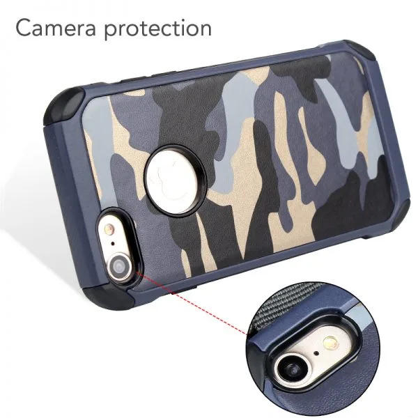 KEYSION Army Camouflage Phone Case For iPhone 7: 2in1 Armor Hybrid Plastic+TPU Army Cover - Image 5