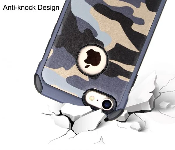 KEYSION Army Camouflage Phone Case For iPhone 7: 2in1 Armor Hybrid Plastic+TPU Army Cover - Image 6