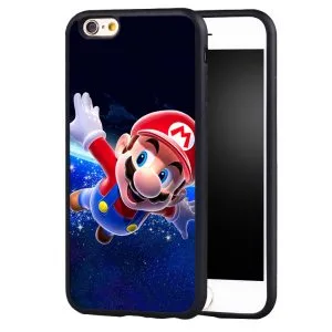 Super Mario Phone Case Cover for Samsung Galaxy & Note: Black Super Mario Phone Case