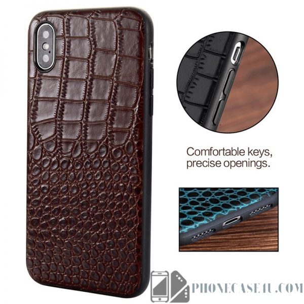 Crocodile Leather Case For iPhone # 1