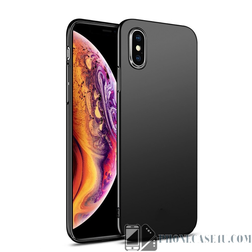 Ultra thin Phone Case For iPhone X XS Max XR - Slim luxury cover without fingerprint 5