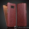 Vertical Flip Cover Case for Samsung Galaxy S -  Luxury Genuine Leather