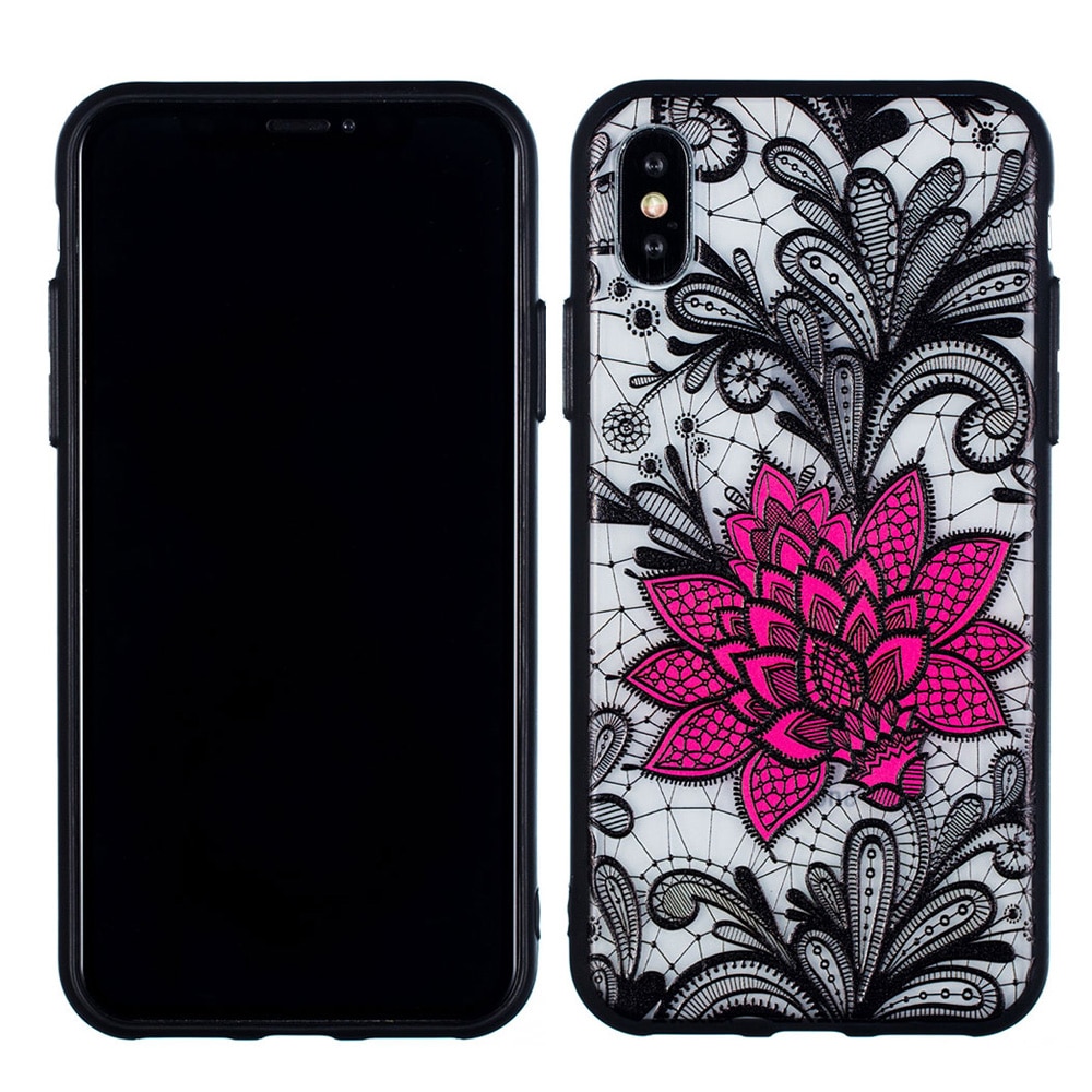 KIPX1059_2_JONSNOW Phone Case for iPhone 5S 6S 7 8 Plus Emboss Floral Rose Lace Protective Case for iPhone X XR XS Max PC Back Cover