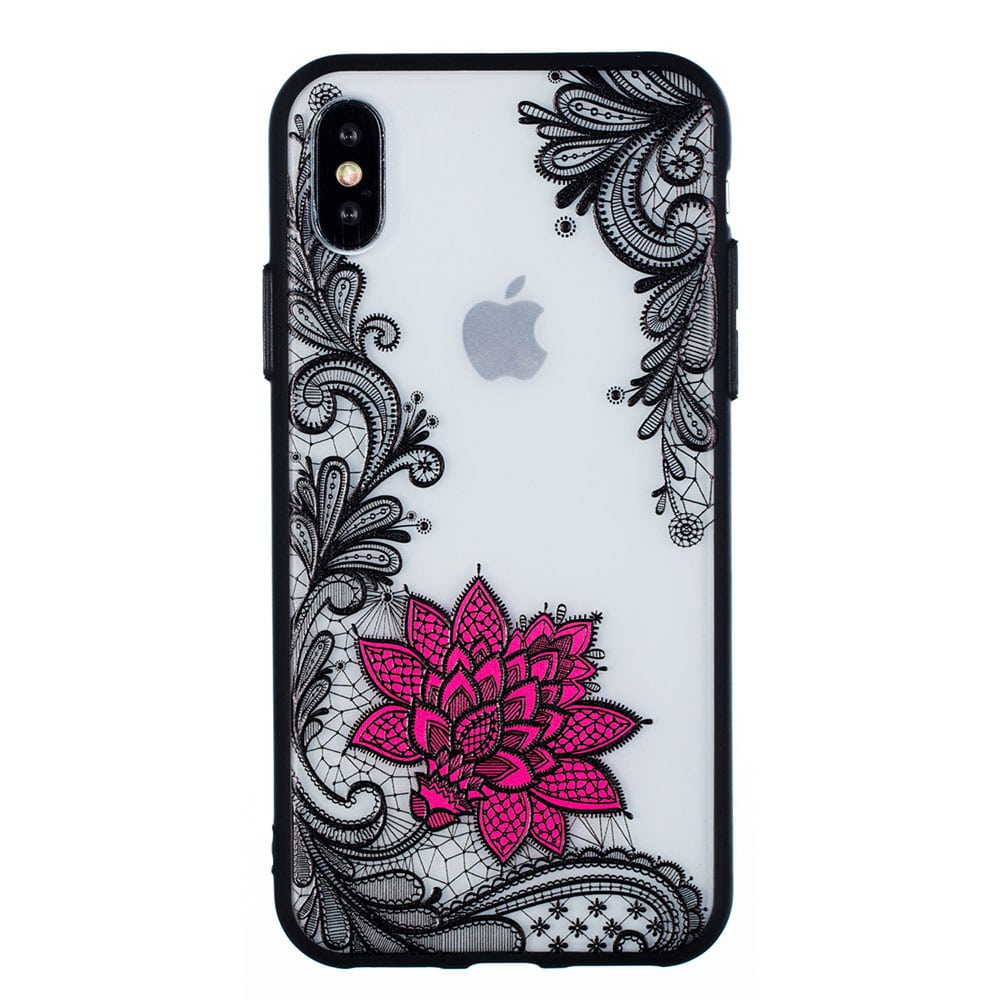 KIPX1059B_1_JONSNOW Phone Case for iPhone 5S 6S 7 8 Plus Emboss Floral Rose Lace Protective Case for iPhone X XR XS Max PC Back Cover